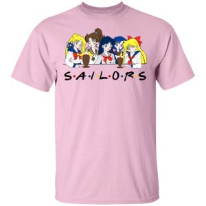 Sailors FRIENDS T Shirt Sailor Moon Anime Tee All Day Tee 4