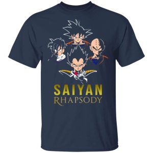 Saiyan Rhapsody Shirt Parody Anime Dragon Ball Tee All Day Tee 4