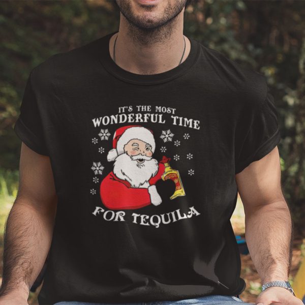 Santa Tequila Shirt It’s The Most Wonderful Time For Tequila