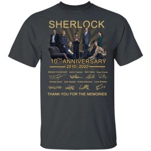 Sherlock T shirt 10th Anniversary 2010 2020 Tee All Day Tee 2