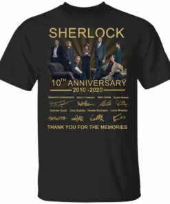 Sherlock T shirt 10th Anniversary 2010 2020 Tee All Day Tee 3