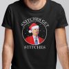 Snitches Get Stitches Christmas Shirt Anti Biden