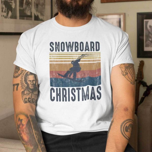 Snowboard Christmas Shirt Winter Xmas Shirt