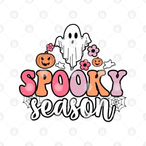 Spooky Season Shirt Happy Halloween Ghost Pumpkin