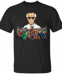 Stan Lee And Marvel Superheroes T-Shirt Gift For Fan All Day Tee 3 Stan Lee And Marvel Superheroes T Shirt Gift For Fan All Day Tee 4