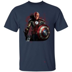 Stan Lee Captain America Spiderman T Shirt Amazing For Fan All Day Tee 2