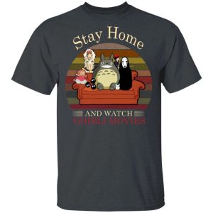 Stay Home And Watch Ghibli Movies T shirt All Day Tee 2