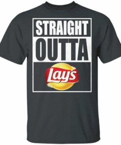 Straight Outta Lays Tee Shirt Snack Lovers T shirt All Day Tee 2