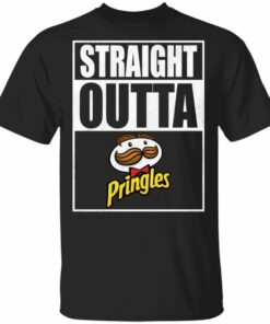 Straight Outta Pringles Tee Shirt Snack Lovers T shirt All Day Tee 1