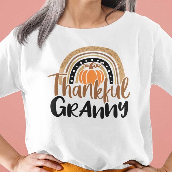 Thankful Granny Shirt Pumpkin Thanksgiving Day