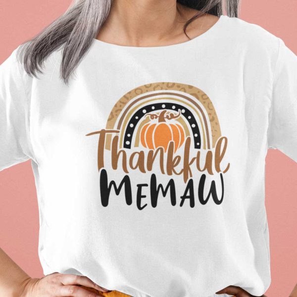 Thankful Mewmaw Shirt Pumpkin Thanksgiving Day