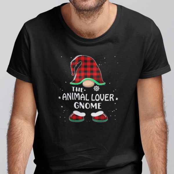 The Animal Lovers Gnome Shirt Merry Christmas