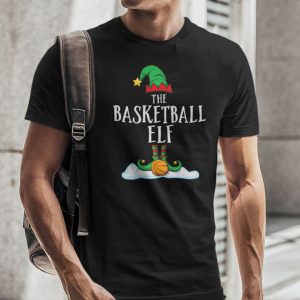 The Basketball Elf Shirt Xmas Gift Family Group Elf Christmas