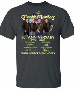 The Doobie Brothers 50th Anniversary 1970 - 2020 T-shirt All Day Tee 1 The Doobie Brothers 50th Anniversary 1970 2020 T shirt All Day Tee 2