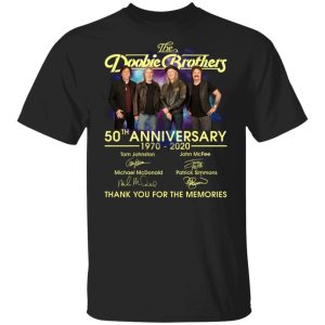 The Doobie Brothers 50th Anniversary 1970 2020 T shirt All Day Tee 3