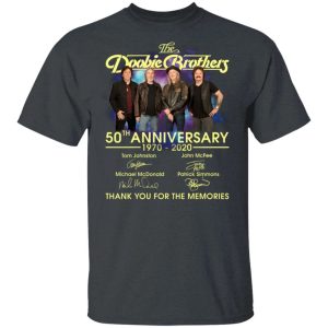 The Doobie Brothers 50th Anniversary 1970 2020 T shirt All Day Tee 4