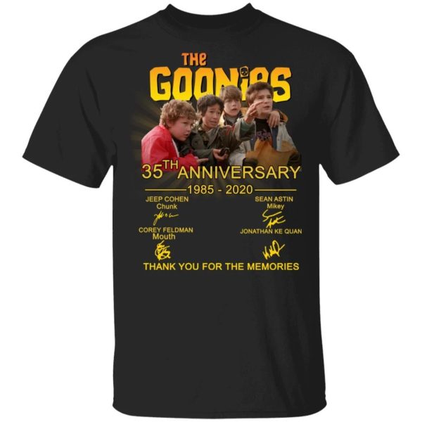 The Goonies T-shirt 35th Anniversary 1985 – 2020 Tee  All Day Tee