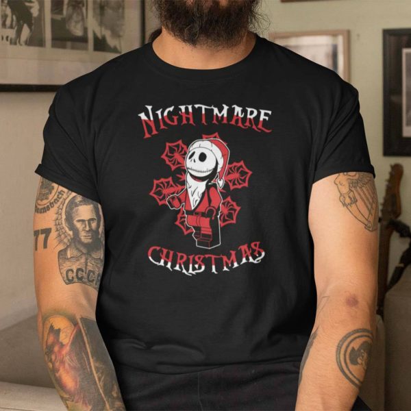 The Nightmare Christmas Shirts Santa Jack Skellington