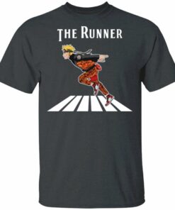 The Runner Naruto On Abbey Road Shirt Parody Anime Naruto Tee All Day Tee 2