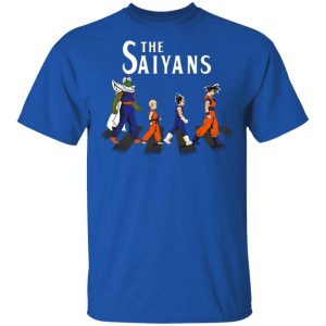 The Saiyans On Abbey Road T Shirt Dragon Ball Anime Tee  All Day Tee