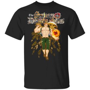 The Seven Deadly Sins Escanor T-shirt Anime Tee  All Day Tee