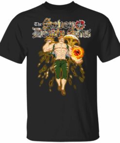 The Seven Deadly Sins Escanor T shirt Anime Tee All Day Tee 3