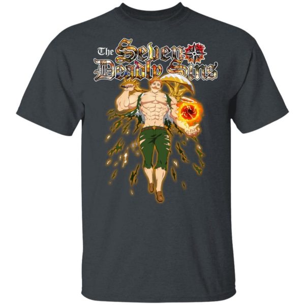 The Seven Deadly Sins Escanor T-shirt Anime Tee  All Day Tee