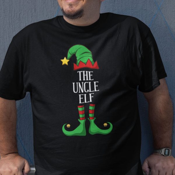 The Uncle Elf Shirt Xmas Gift Family Group Elf Christmas