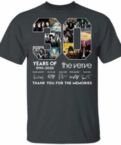 The Verve T-shirt 30 Years 1990 - 2020 Anniversary Tee All Day Tee 1 The Verve T shirt 30 Years 1990 2020 Anniversary Tee All Day Tee 2