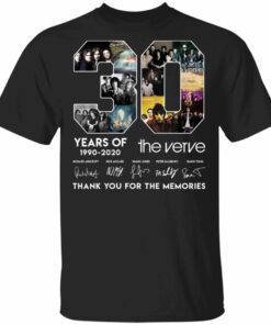 The Verve T-shirt 30 Years 1990 - 2020 Anniversary Tee All Day Tee 2 The Verve T shirt 30 Years 1990 2020 Anniversary Tee All Day Tee 3
