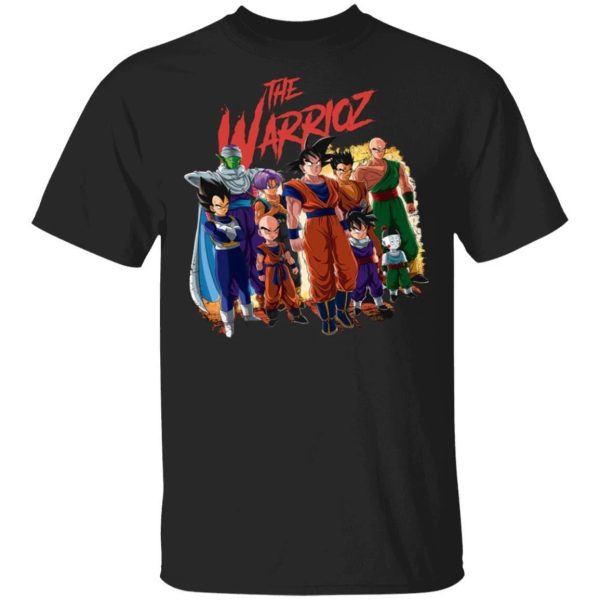 The Warriors Dragon Ball Z T-shirt Funny Anime Tee  All Day Tee