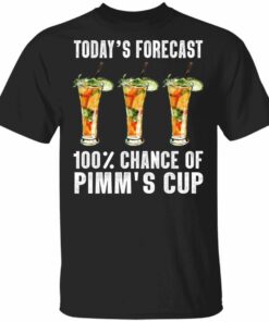 Today's Forecast 100 Pimms Cup T-shirt Cocktail Tee All Day Tee 2 Todays Forecast 100 Pimms Cup T shirt Cocktail Tee All Day Tee 3
