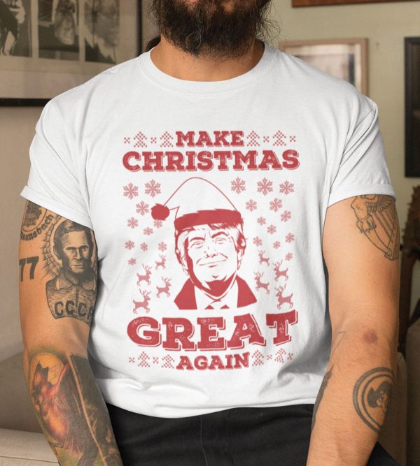 Ugly Christmas Donald Trump Christmas T Shirt Make Christmas Great Again