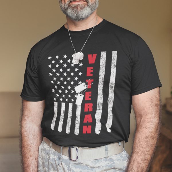 Veteran American Flag T Shirt Veteran Day
