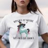 Witches By Nature Bitches By Choice Unicorn Halloween Shirt