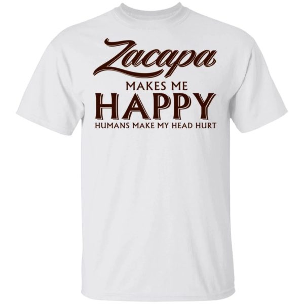 Zacapa Makes Me Happy T-shirt Rum Tee  All Day Tee