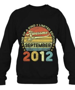 10 Years Old Gift Awesome Since September 2012 10Th Birthday 4