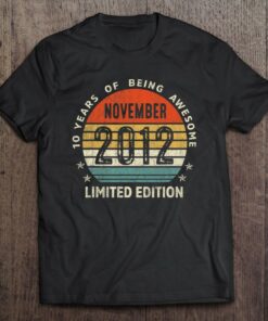 10 Years Old Vintage November 2012 10Th Birthday Boys Girls 1