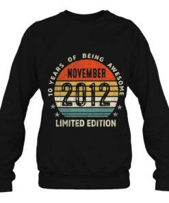 10 Years Old Vintage November 2012 10Th Birthday Boys Girls 3 10 Years Old Vintage November 2012 10Th Birthday Boys Girls 4