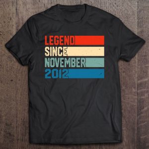 10Th Birthday Boy Gift 10 Years Legend Since November 2012 Retro