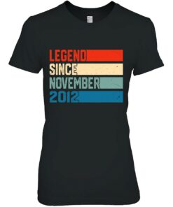 10Th Birthday Boy Gift 10 Years Legend Since November 2012 Retro 2