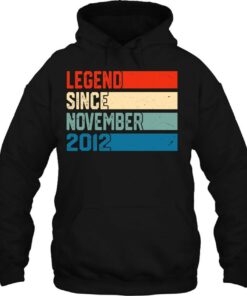 10Th Birthday Boy Gift 10 Years Legend Since November 2012 Retro 3