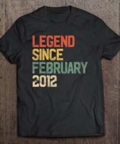 11 Years Old Gifts Legend Since February 2012 11Th Birthday 1