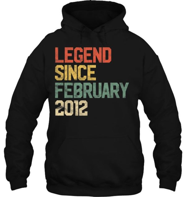 11 Years Old Gifts Legend Since February 2012 11Th Birthday