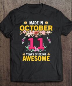 11 Years Old Girls Made In October 2012 Birthday Gifts 1