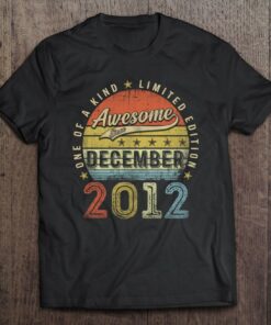 11Th Birthday Gift Awesome Since December 2012 11 Years Old 1