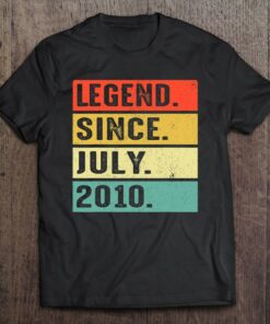 12 Years Old Legend Since July 2010 12Th Birthday Gifts 1