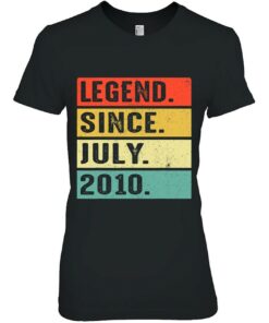 12 Years Old Legend Since July 2010 12Th Birthday Gifts 2