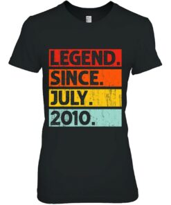 12Th Birthday Gifts Legend Since July 2010 12 Years Old 2