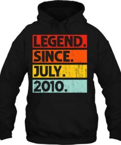 12Th Birthday Gifts Legend Since July 2010 12 Years Old 3